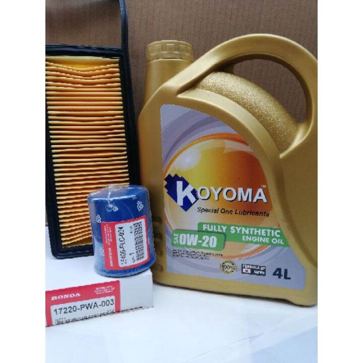 HONDA CITY SEL VTEC, FIT 1.5, JAZZ 2004y AIR FILTER + OIL FILTER