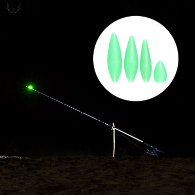 Bobbers ตกปลาเรืองแสงกลางคืนใช้งานง่ายอุปกรณ์ตกปลาสำหรับเดินป่าตั้งแคมป์ตกปลา