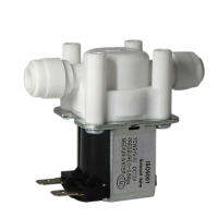 YCWS10-01ปกติปิดแรงดันสูง Nc DC 12V 2 Way 14นิ้ว Whip RO เครื่องดื่มน้ำพุน้ำ Solenoid วาล์ว