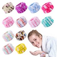 ✑ 2pc Reusable Spa Wrist Washband For Washing Face Women Girls Yoga Running Sport Wrist Sweatband Soft Microfiber Towel Wristbands