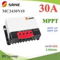 โซลาร์ชาร์จ MC2430N10 MPPT 30A SRNE คอนโทรลเลอร์ Auto 12V 24V รุ่น MC2430N10