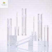 AIRER 5pcs เครื่องมือแต่งหน้าแต่งหน้า หลอดลิปกลอส กลมกลมๆ ว่างเปล่า ขวดเล็กตัวอย่าง 5มล. พลาสติกทำจากพลาสติก ขวดรีฟิล การเดินทางการเดินทาง