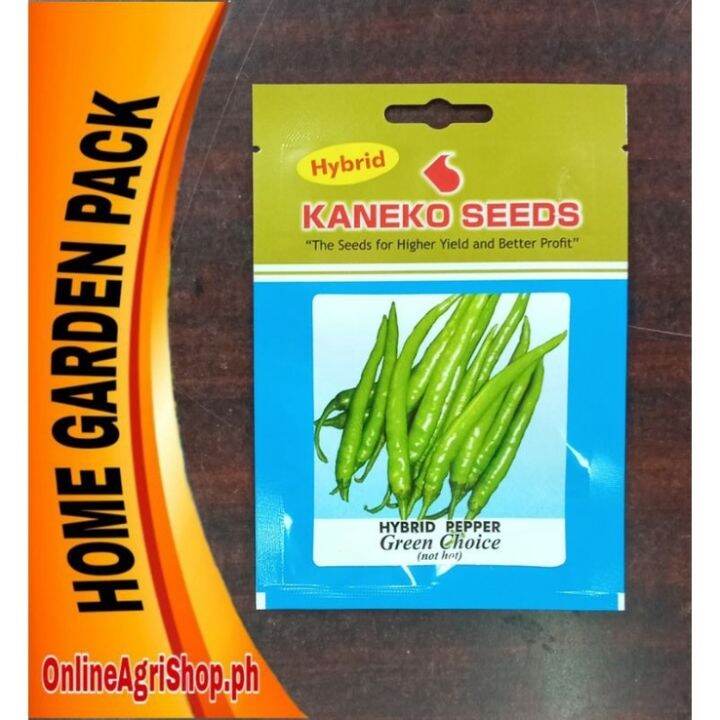 Green Choice F1 Hybrid Hot Pepper Panigang Not Hot 120 Seeds Kaneko