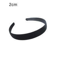 1.5 2.5 4cm Semi-finished Cloth DIY Women Material Hair Accessories 2 Simple Black Headband