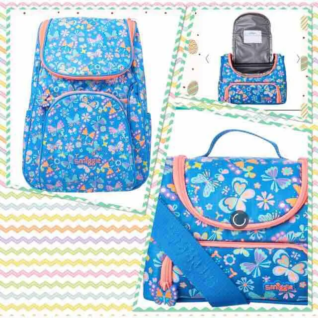 Authentic Smiggle Poppin Access Backpack & Lunchbag Combo Lazada PH