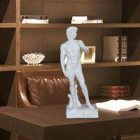 David Of Michelange รูปปั้นตกแต่งตัวละครประติมากรรม Street Abstract Art Home Figurine Full-Length Portrait Decoracion Room