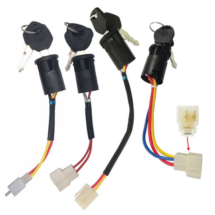 ATV 2 Wire Lgnition Switch Universal With 2 Key for Children Electric