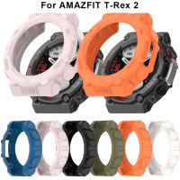 ป้องกันหน้าจอกรณีสำหรับ Huami Amazfit T-Rex 2เต็มครอบคลุม Soft TPU ฝาครอบป้องกันล้างทำความสะอาดได้กันชนเชลล์ผิวเข้ากันได้