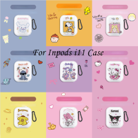 READY STOCK! Factory direct sales cute cartoon for Inpods i11 Soft Earphone Case Cover
