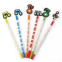 PIDISTR HB Student Children Pen Music Symbols Pencils Stationery Wooden