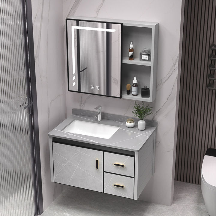 Simple Space Aluminum Bathroom Basin Cabinet （without Mirror ...