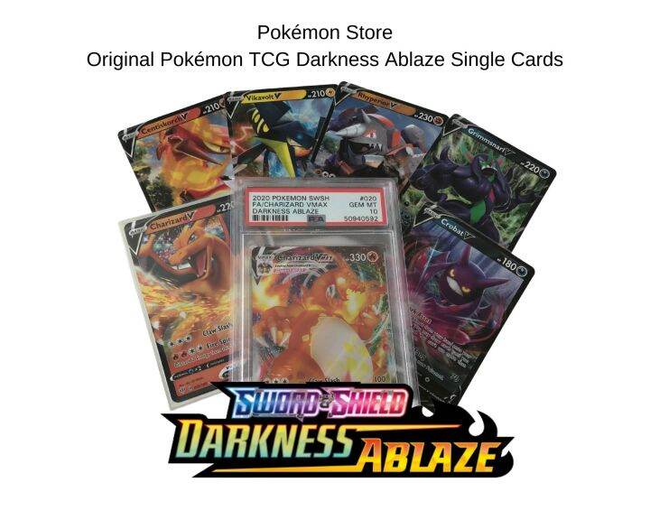 Original Pokémon TCG Darkness Ablaze Single Cards Lazada PH