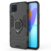 เคส Samsung M62 Case ชุดเกราะกันกระแทก Slim Rugged Hybrid Hard Plastic + Tpu Bracket Magnet 360 Ring Holder ฝาหลัง