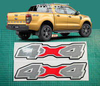 สติกเกอร์ 4x4 สำหรับ ford ranger สติกเกอร์ติดรถยนต์ สติกเกอร์ฟอร์ดเรนเจอร์ ของแต่งฟอร์ด