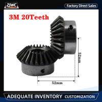 pcs Bevel Gear 3M 20Teeth With Inner Hole 14/15/16/17/18/19/20/22/24/25/28mm 90 Degree Drive Commutation Steel Gears with Screw-BIANO