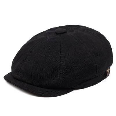 2019 New Fashion Solid Color Four-color Beret Cap Outdoor Leisure Octagonal Hat Men and Women Spring and Autumn Warm Hats