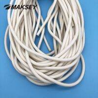 MAKSEY 10/1Meter Busa Silika Penyegelan Strip Spons Pipa Padat Selang Kabel Silikon Cincin Segel Gasket 1Mm 1.2Mm 1.5Mm 1.8Mm 2Mm 2.5Mm