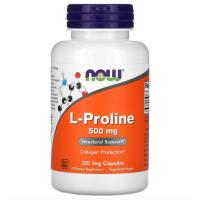 Now Foods, L-Proline 500 mg 120 Veg Capsules