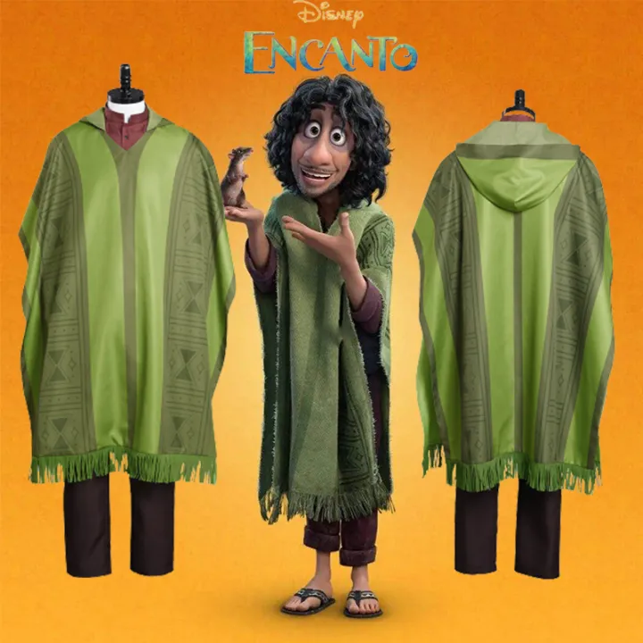 Encanto Bruno Cosplay Costume Kids Adults Cloak Outfits Halloween ...