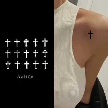 God Is Greater Than The Highs And Lows Tattoo Cross - easy.ink™