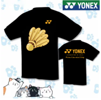 เสื้อผ้าเทนนิส Yonex2023ใหม่ฤดูร้อนของเกาหลีใต้เสื้อผ้ากีฬาวิ่งออกกำลังกายใส่สบายแห้งเร็วซึมซับเหงื่อใหม่