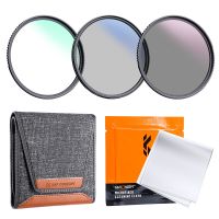 K F Concept MCUV CPL Polarizer Neutral Density Filter ND4 Len Filter Kit for Camera 37mm 43mm 49mm 52mm 58mm 62mm 67mm 77mm 82mm