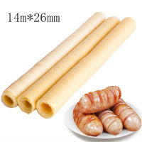 ไส้กรอกเครื่องมือบรรจุภัณฑ์ 14 M * 26 มม.ไส้กรอกหลอดสำหรับไส้กรอกเครื่อง HOT DOG แฮมเบอร์เกอร์ทำอาหารเครื่องมือเคสใส-Yeors