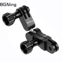 BGNing อลูมิเนียม360องศาหมุนร่วมอะแดปเตอร์เมาท์สำหรับ Gopro ฮีโร่10 9 8 7 Max XiaoYi SJCAM SJ4000การกระทำกล้องอุปกรณ์เสริม