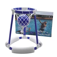 Outdoor Water Basketball Stand Floating Basketball Hoop with Basketball Swimming Pool Game Toy Kids Basket Rack pool Games Toy Balloons