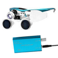 Smart Sensor Wearable Magnifier Portable 3.5X 420mm Binocular Loupes Optical Glass Headset Magnifying Glasses +3W LED Headlight