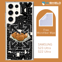 [S23ultra][S22ultra] HI-SHIELD Stylish เคสใสกันกระแทก Samsung S23ultra รุ่น Teddy4