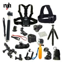 21pcs Action Camera Accessories Cam Tools for Outdoor Photography Cameras Protection Tool for Gopro Hero 9 8 7 6 5 4 Sjcam Yi