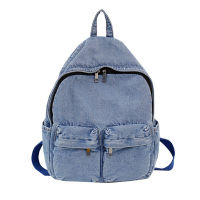 Female Backpack Fashion Denim Women Backpack Students Shoulder Bags Teen Girl School Bag Female Student Backpack