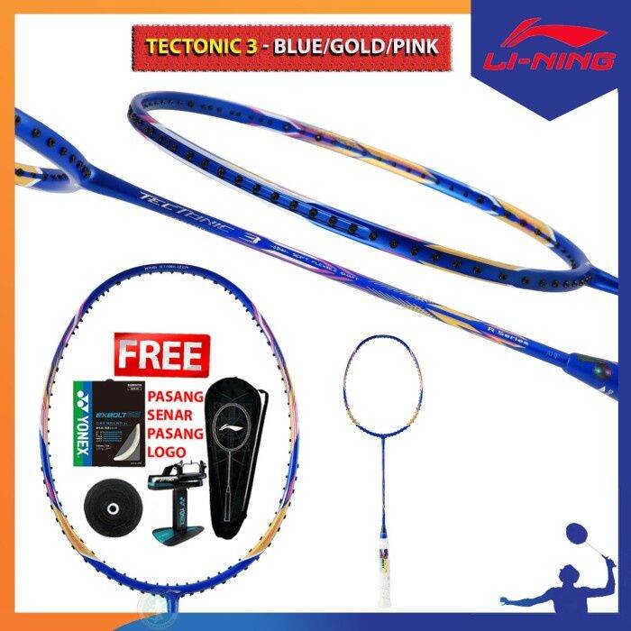 [COD]Pocn LINING Tectonic 3 R Series 5U Original Badminton Racket ...