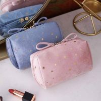 Girl Velvet Makeup Bag Organizer Soft Girl Lipstick Storage Bag Women Toiletry Beauty Make Up Case Pouch Portable Cosmetic Bag