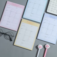 B6 Daily Weekly Planner Journal Agenda Notebook Weely Goals Habit Schedules Organizer Paper Stationery Office School Supplies