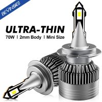 Bevinsee LED Bulb H7 H4 LED Headlights H11 H1 H8 H9 HB3 9005 HB4 9006 Auto Headlamp 12V 24V 6500K White Light Bulb for Truck Car Bulbs  LEDs  HIDs