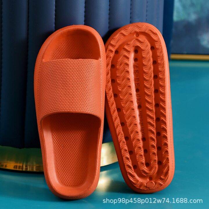 ขายดีที่สุด-ioztt2023-slippers-men-thick-sole-beach-slides-anti-slip-soft-sandals-fashion-flip-flops-ultra-light-shoes