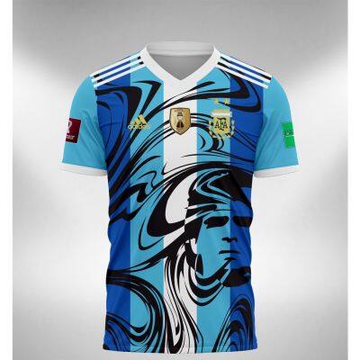 Argentina Fantasy Maradona Jersey 2022 2023 World Cup