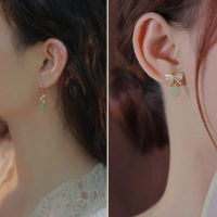 2023 Popular Earrings Cat Eye Stone Bow Tie Earrings Pearl Jade Ancient Style Silver Needle Earrings Chinese Style Ornaments 5W8L 5W8L NCM4 NCM4