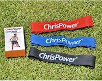 ChrisPower ยางยืดบริหารร่างกายMiniBands 3P/S (1 กล่อง บรรจุ 3 ชิ้น) ขนาด 27.5x0.8 Color R-BL-BK (280)