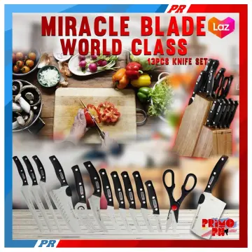 Miracle Blade 13 Piece Stainless Steel Assorted Knife Set