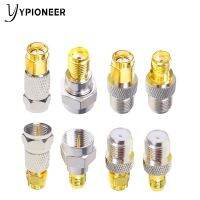 YPioneer C20124-127 Pure Copper F Type Male Female To SMA Male Female Connector RF Coaxial Coax Adapter Gold plated