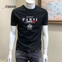 AIRBOOB เสื้อฤดูร้อนของเสื้อยืดแขนสั้นชายเสื้อยืดนำเทรนด์ร้อนฉบับภาษาเกาหลีเทรนด์หล่อครึ่งแขนผ้าฝ้ายบริสุทธิ์