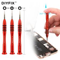 DIYFIX 1Pc Precision Screwdriver Y0.6 P2 P5 Pentalobe 1.5 Phillips for MacBook Mobile Phone MP3 Opening Repair Tools