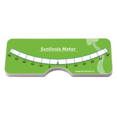 การทดสอบ Scoliosis มาตรวัดค่ามาตรวัดค่าประเมินผล Scoliometer สำหรับเครื่องมือวัด S เด็ก