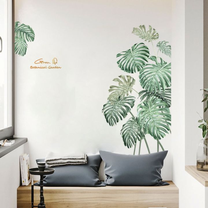 24-home-accessories-80x180cm-moda-adesivi-murali-foglia-verde-grande-ต่อกล้อง-da-letto-piante-creative-soggiorno-decorazione-europa-sfondi-rimovibili