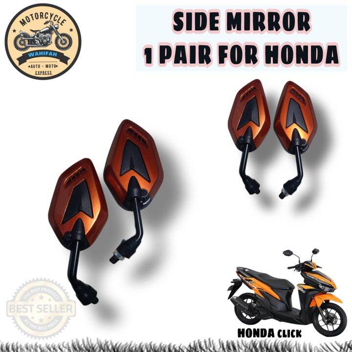 SIDE MIRROR FOR HONDA CLICK MADE IN THAILAND (1PAIR) COD Lazada PH
