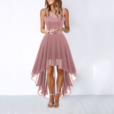 【HOT】♣☂ Womens Prom Dresses Piece Sleeveless Skirt Banquet for Clothing Vestidos