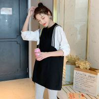 1892# Spring Autumn Long Sleeve Cotton Patchwork Maternity Blouses Casual Loose Shirt Clothes for Pregnant Women Pregnancy Tops